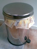weggegooid geld